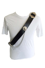 Load image into Gallery viewer, Victorian Police Officers Cross Belt and Pouch Leather
