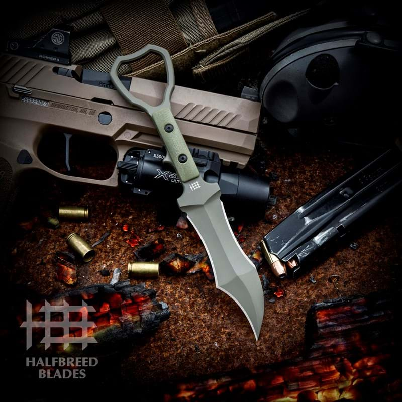 Halfbreed Blades Compact Clearance Knife- Tuhon Raptor CCK-03