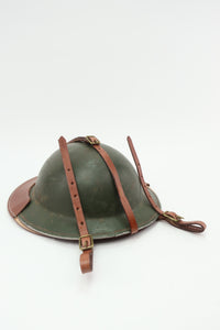 WWI WW2 British Brodie leather Helmet Carrier