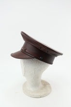 Load image into Gallery viewer, WW1 Leather Transport Drivers Cap
