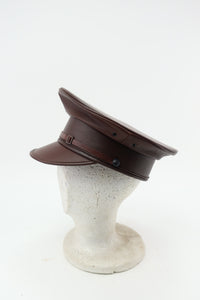 WW1 Leather Transport Drivers Cap