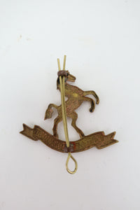 Wellington East Coast Mounted Rifles hat badge