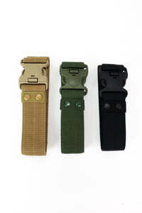 Tactical heavy duty web belt