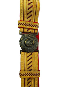 Turkish Officers Bullion Dress Sword Belt