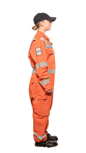 SES cap and jumpsuit uniform