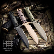 Load image into Gallery viewer, Halfbreed Blades Medium Infantry Knife- Fixed Blade MIK-03
