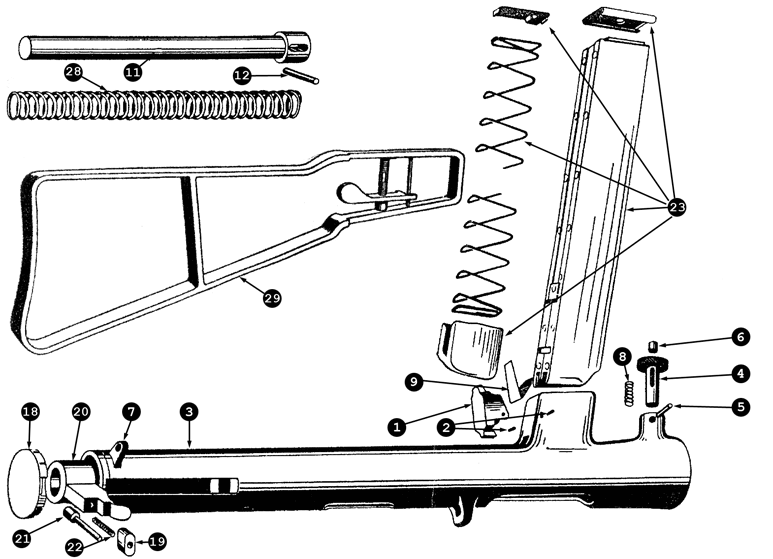 Owen Gun Parts 1